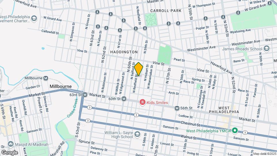 5900 Race St Map and Location Details
