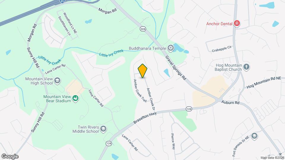 2110 Amber Creek Dr Mapa y Detalles de la Ubicación