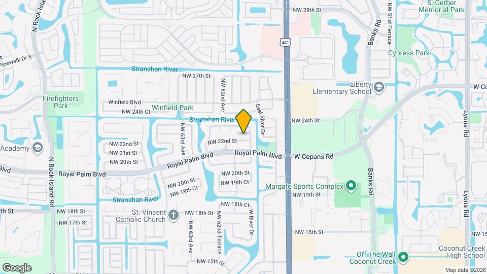 2202 NW 61st Pl Map and Location Details