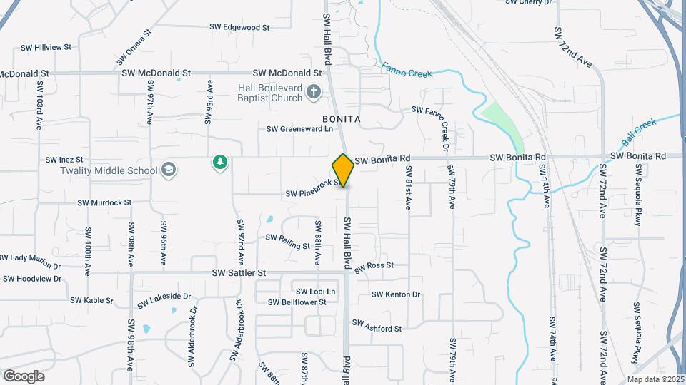 14675 SW Hall Blvd Map and Location Details