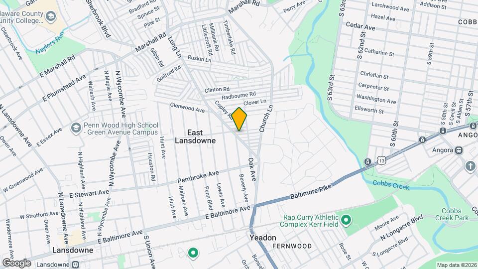 7125 Emerson Ave Map and Location Details