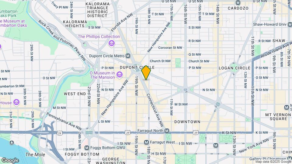 1329 Connecticut Ave NW, Unit 10C-1017 Map and Location Details