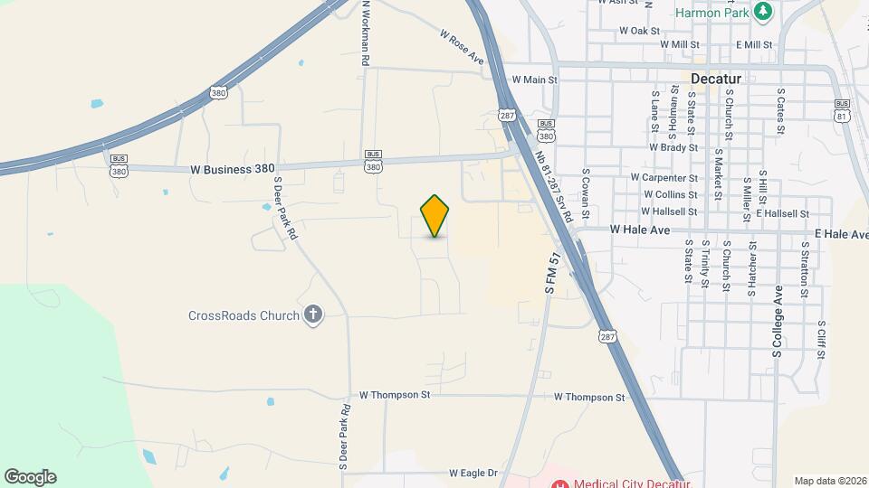 1215 Rockwater Dr Map and Location Details