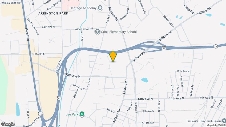 804 20th Ave N Map and Location Details