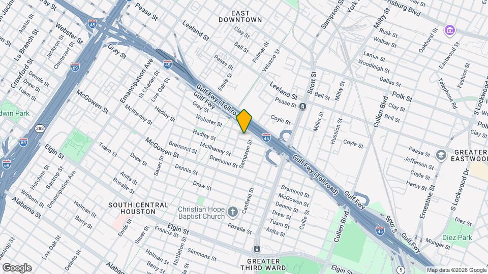 3309 Webster St Map and Location Details