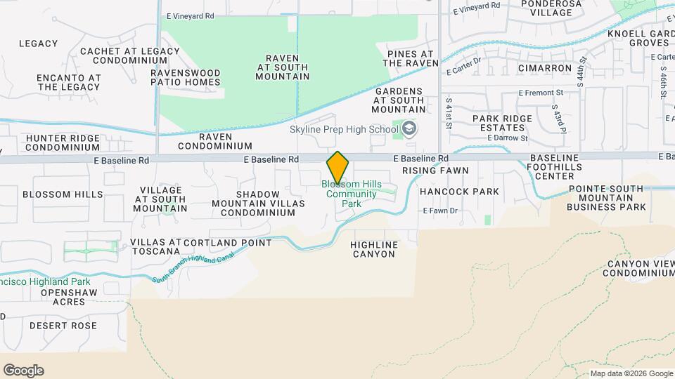 7729 S 37th Way Map and Location Details