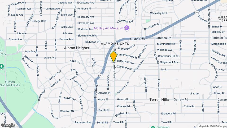 5501 N New Braunfels Ave Map and Location Details
