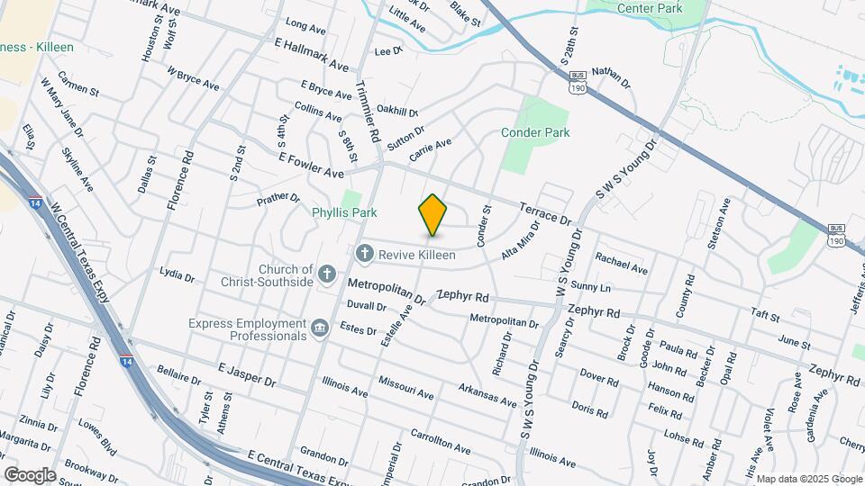 1303 Redondo Dr Map and Location Details