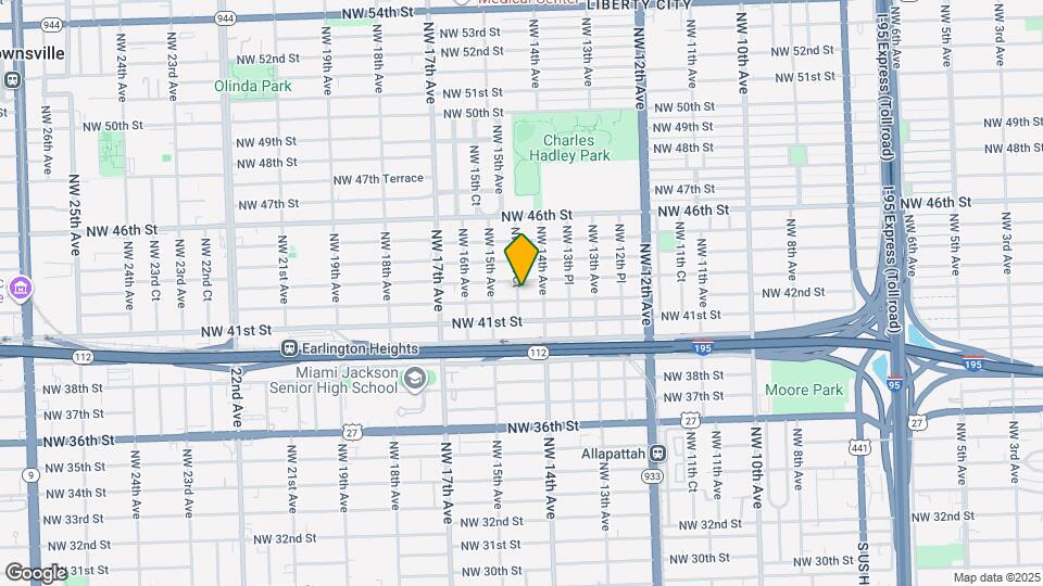 1445 NW 42nd St Map and Location Details