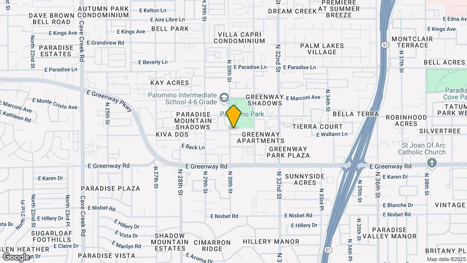 3004 E Waltann Ln Map and Location Details