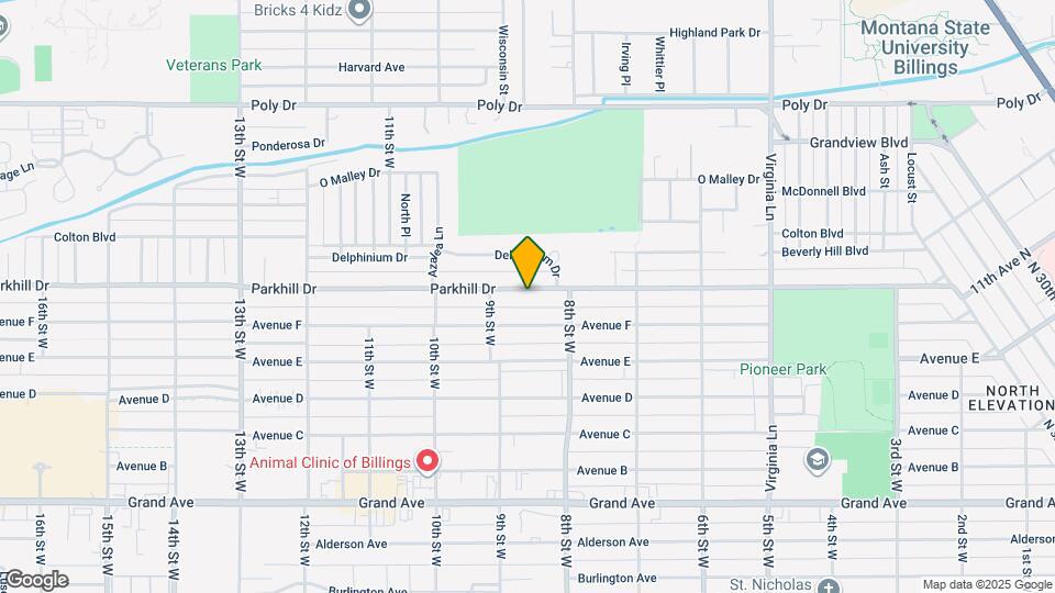 832 Parkhill Dr Map and Location Details