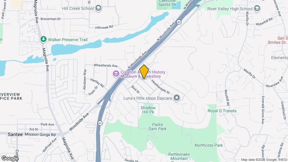 9252 Fairlawn St Map and Location Details