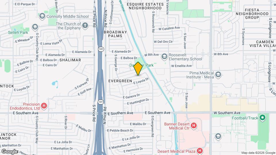 2515 E Del Rio Dr Map and Location Details