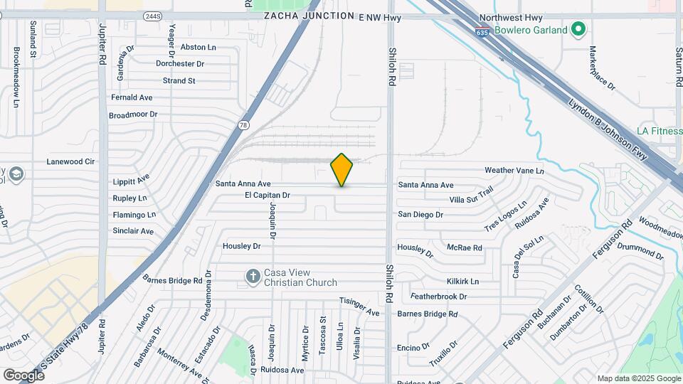 2707 El Capitan Dr Map and Location Details