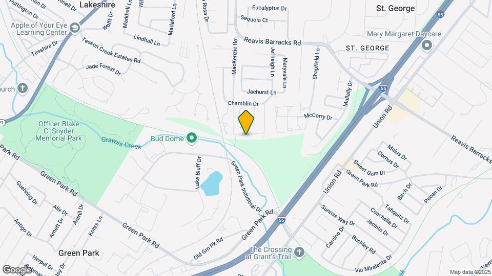 9546 Hyde Park Dr Map and Location Details