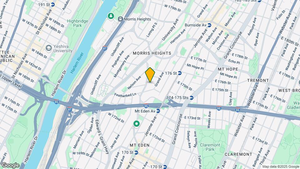 54 W 174th St Map and Location Details