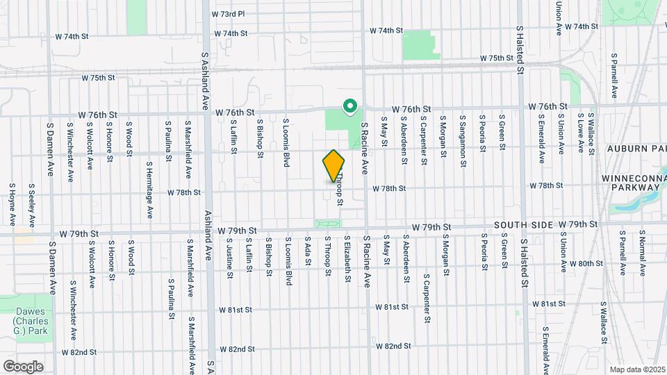 7754-7756 S Throop St Map and Location Details