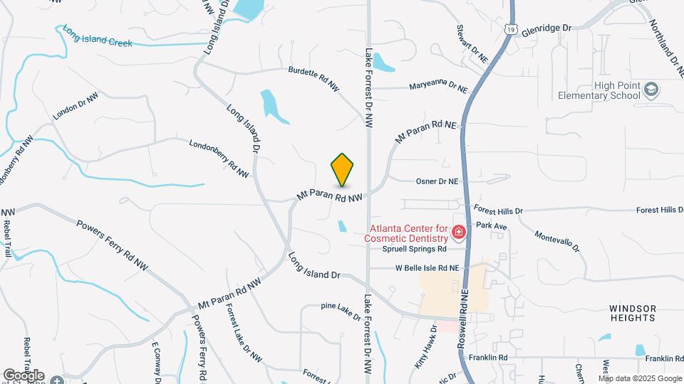 35 Mt Paran Rd NW Map and Location Details