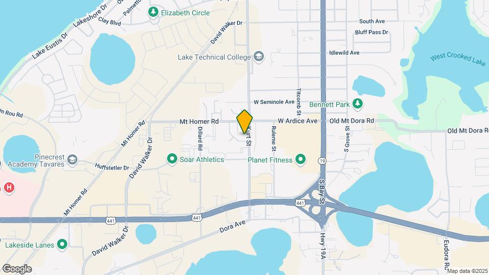 Eustis Villas Mapa y Detalles de la Ubicación