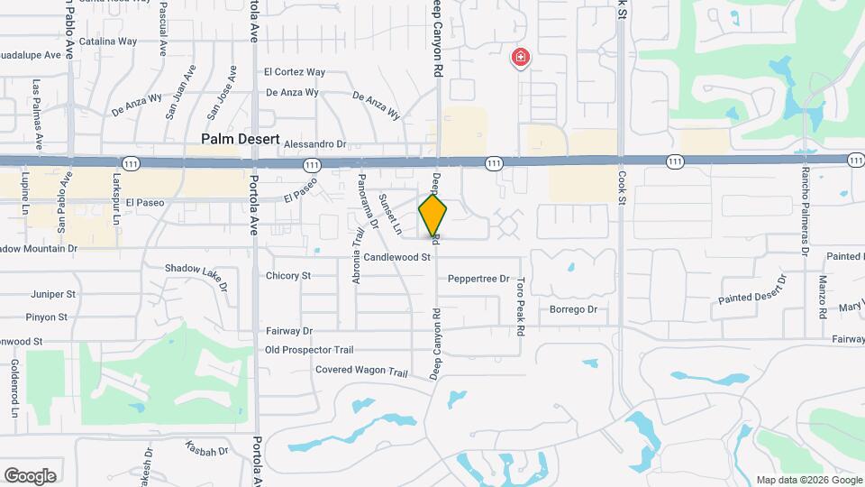 74475 Driftwood Dr Map and Location Details