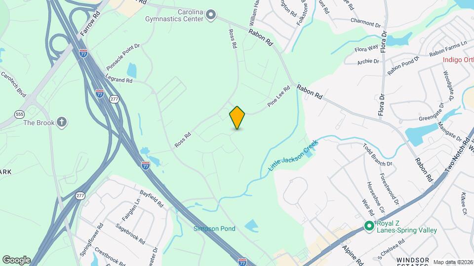 2116 Mapleton Dr Map and Location Details