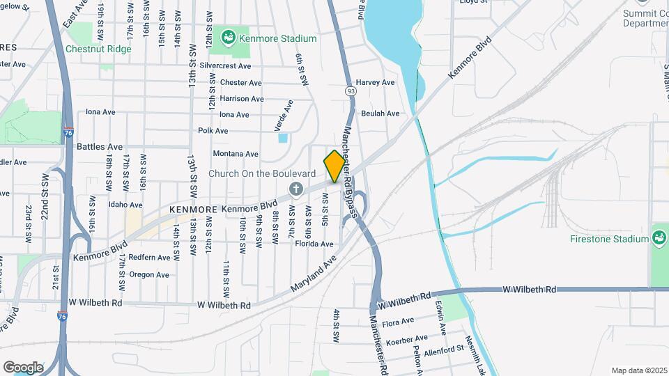 688 Kenmore Blvd Map and Location Details
