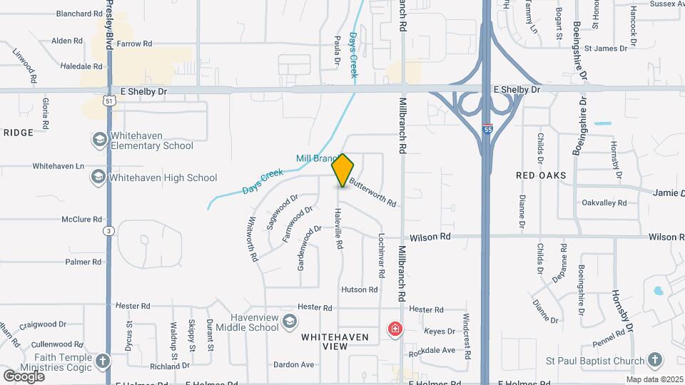 4856 Haleville Rd Map and Location Details