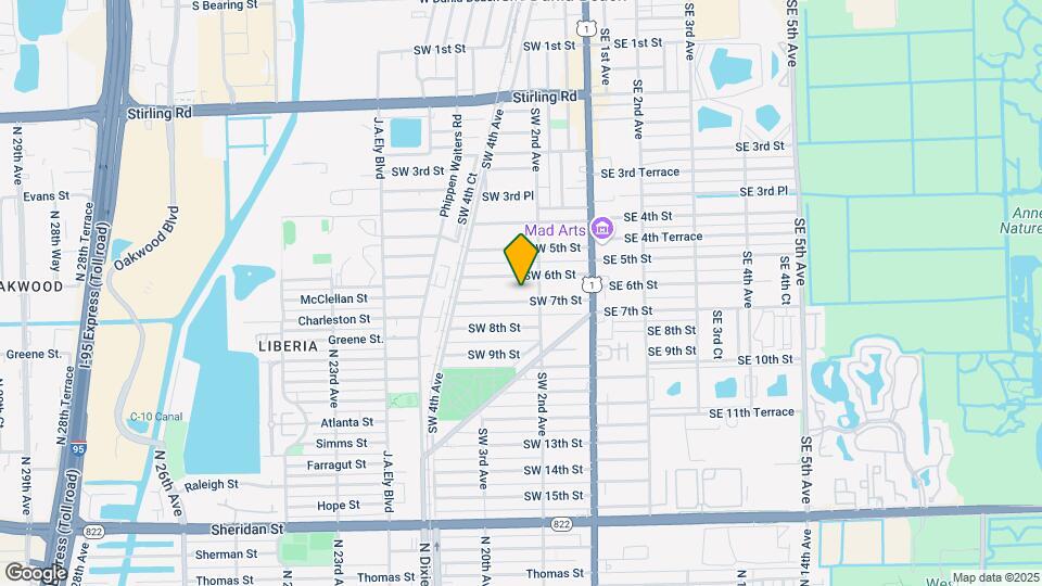 218 SW 7th St Map and Location Details