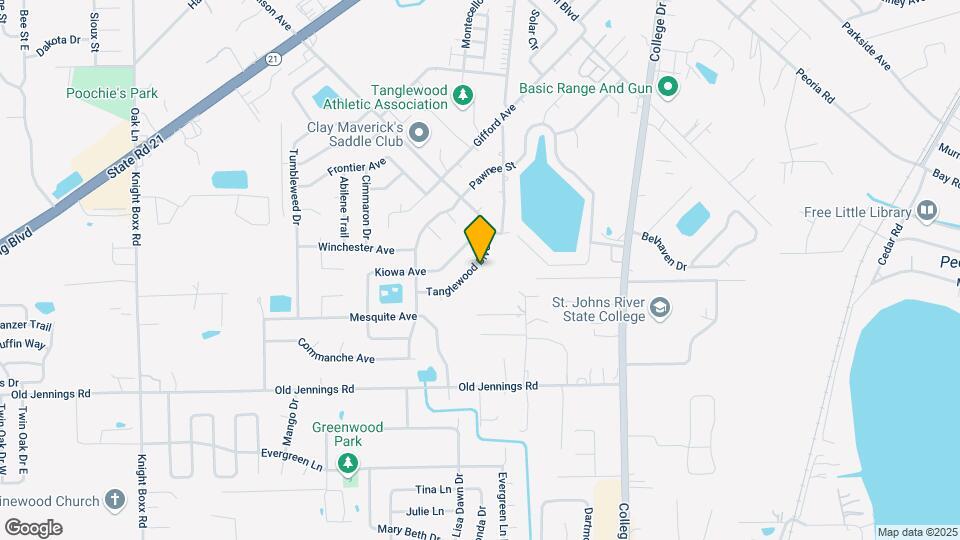 2846 Tanglewood Blvd Map and Location Details