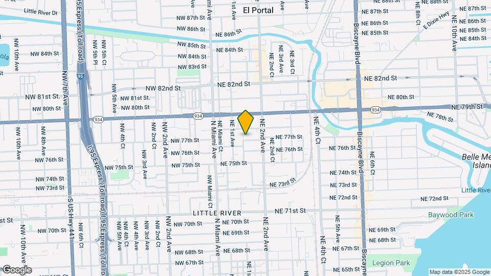 131 NE 77th St Map and Location Details
