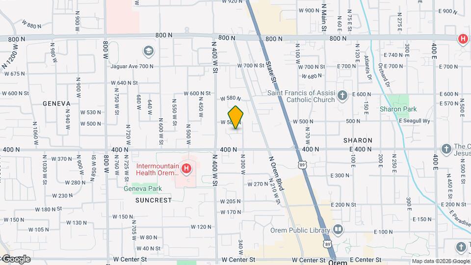326 W 450 N, Unit 326 Map and Location Details