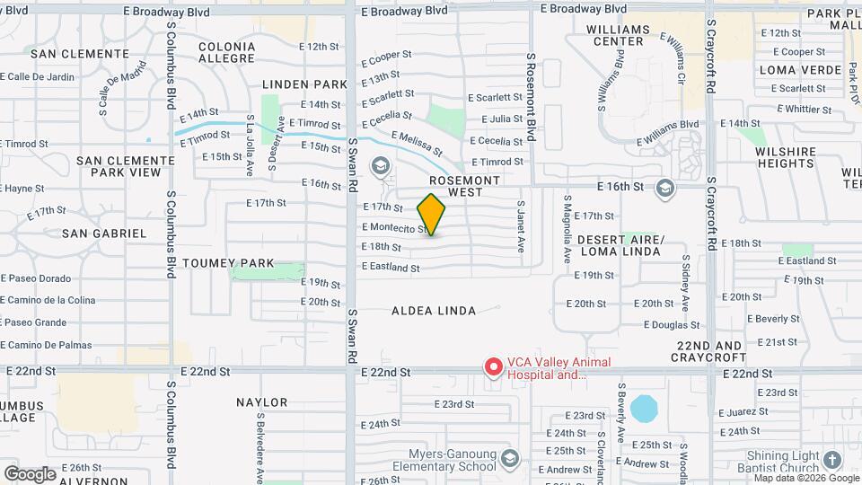 4825 E 18th St Map and Location Details