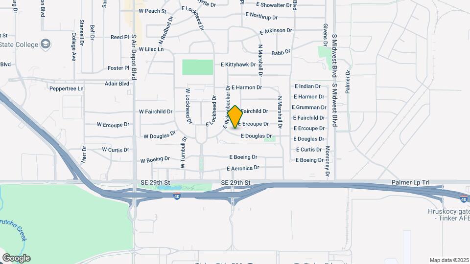209 E Douglas Dr Map and Location Details