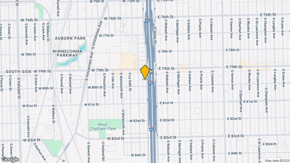 7944 S Lafayette Ave, Unit 2 Map and Location Details