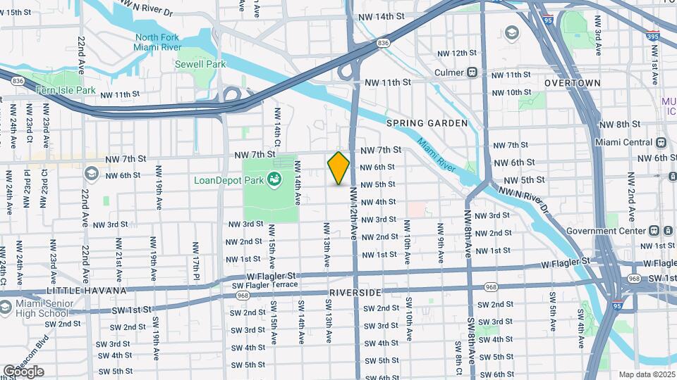 1244 NW 5th St Map and Location Details