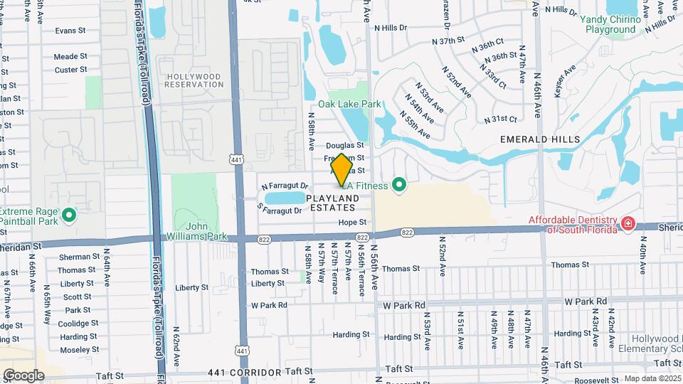 5701 Farragut St Map and Location Details