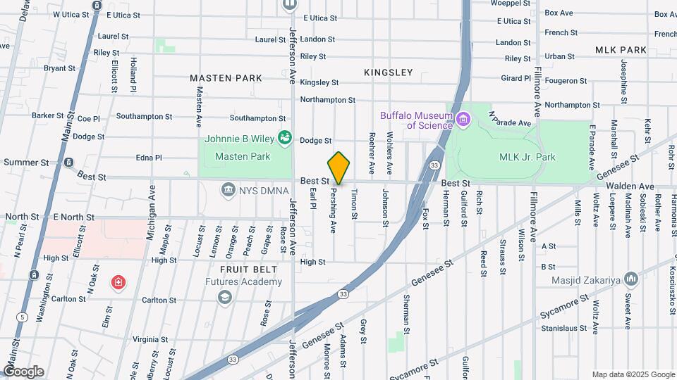 111 Pershing Ave Mapa y Detalles de la Ubicación