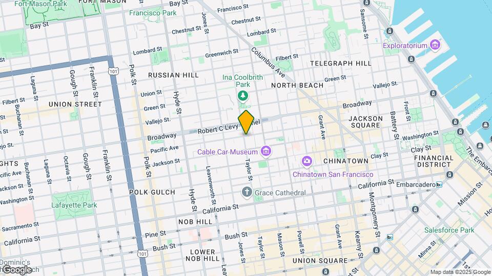 1454 Taylor St Map and Location Details