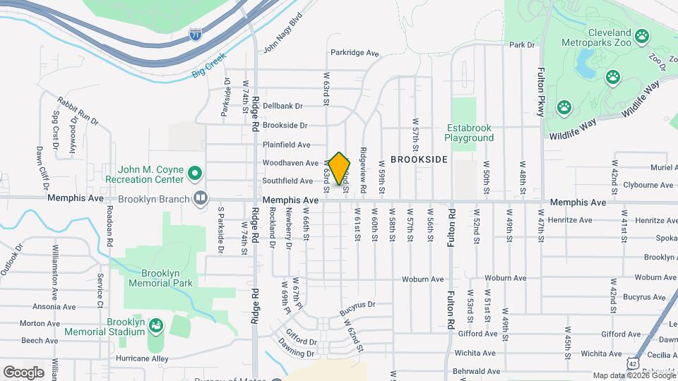 4262 W 62nd St Map and Location Details