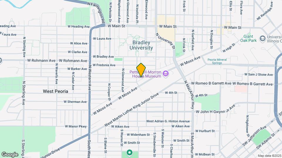 506 N Institute Pl Map and Location Details