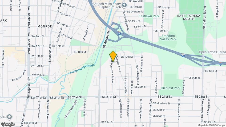 1724 SE Pennsylvania Ave Map and Location Details