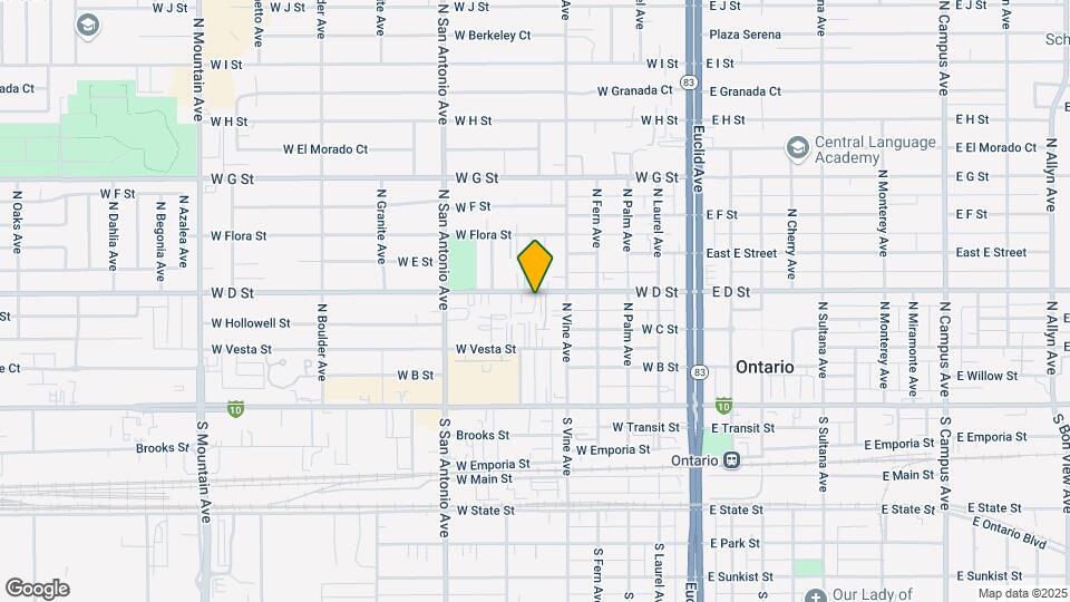 535 W D St Map and Location Details