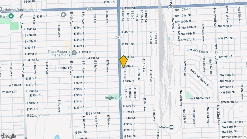 3902 E 8th Ct Map and Location Details