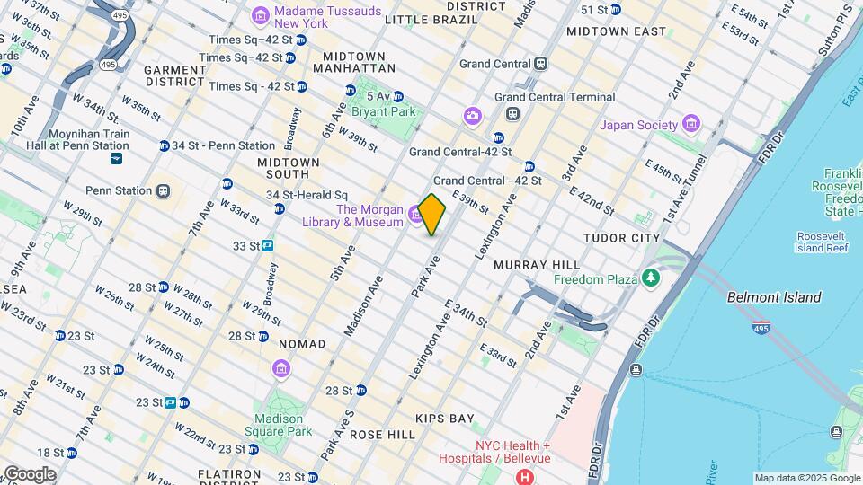 40 Park Ave, Unit FL4-ID1785 Map and Location Details
