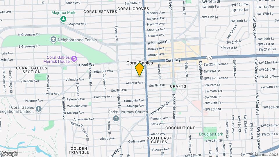 418 Valencia Ave Map and Location Details