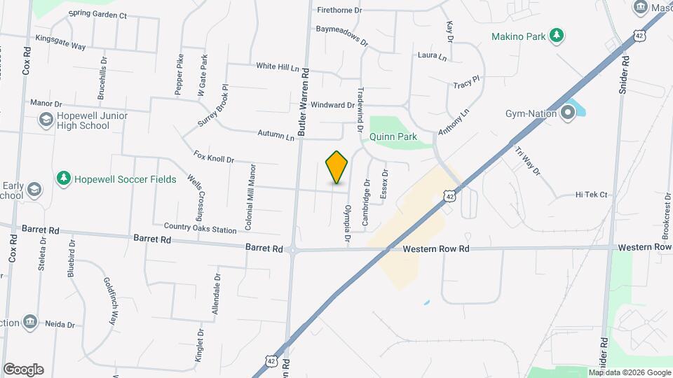 1420 Broadview Ct Map and Location Details