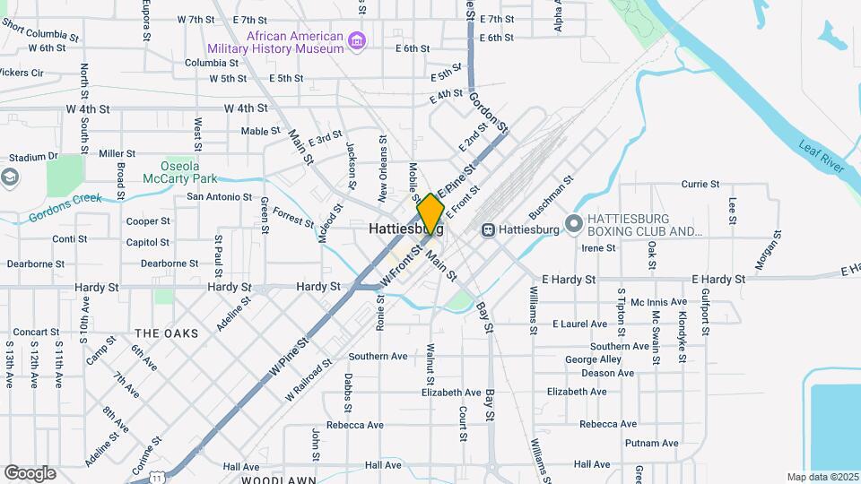 Hub City Lofts Map and Location Details