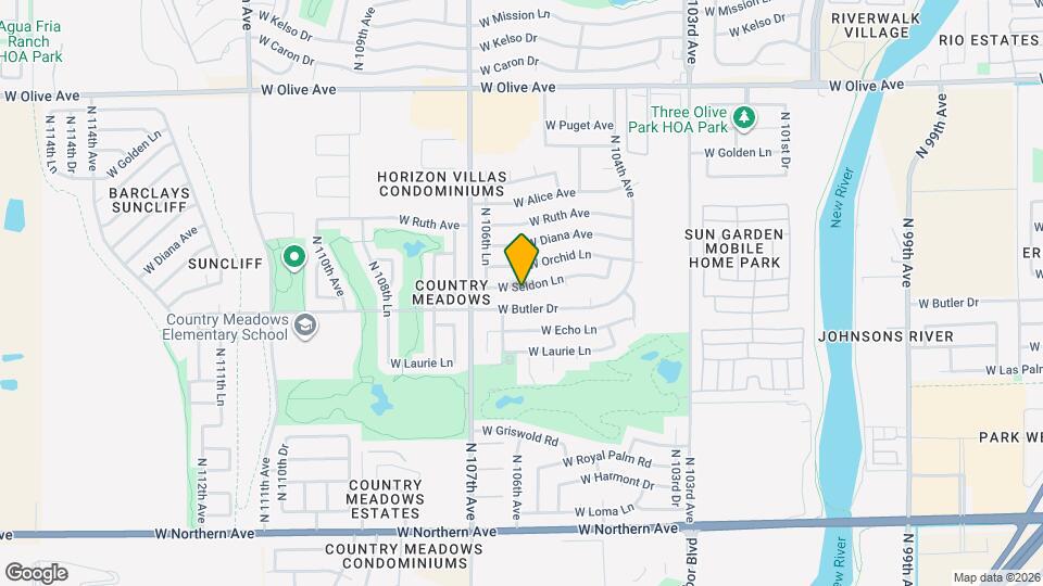 10603 W Seldon Ln Mapa y Detalles de la Ubicación