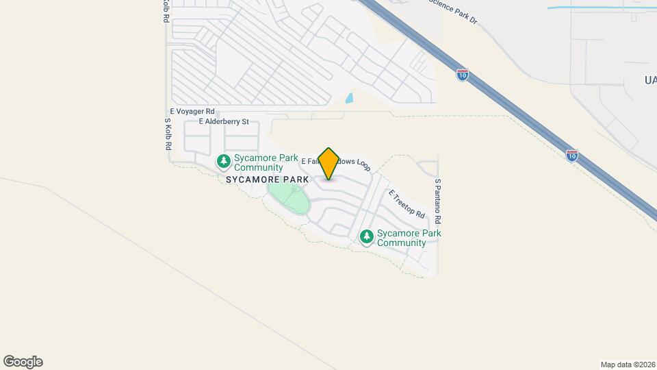 9133 S Whispering Pine Dr Map and Location Details