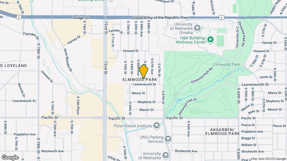 720 S 68th St Map and Location Details
